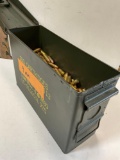 Approximately 650 rounds 9mm ammo includes ammo can