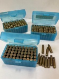 Mixed caliber casings, .308, .243, .284 - 158 pieces for reloading, includes Dillon cases
