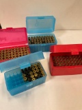 Mixed caliber casings, 179 pieces for reloading, includes cases