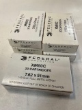 Federal XM80C 7.62 x 51 mm 100-Rounds ammo