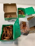Assorted 338 cal bullets, for reloading 100 pieces