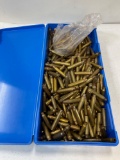 Brass casings for re-loading .223 brass, clean & dirty shells, comes with box
