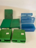 Empty assorted RCBS & MTM boxes. 7 boxes