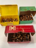 141 rounds - reload only, Assorted .45 caliber bullets