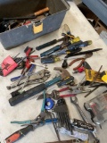 Planco box and assorted tools