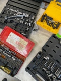 Assorted tools sets, missing tools