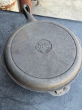 Lodge USA 8CCT & 8CCB cast iron skillet. Set of 2