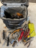Nixon bag and assorted tools