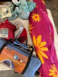 Assorted items. Tent, hammocks, foldable chair. 4 pieces