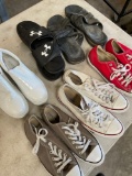 Assorted shoes. 8 - 10. 6 pairs