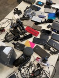 Assorted chargers, cell phone accessories, etc