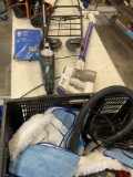 Cleaning supplies. Mop rags, vacuums, dolly, etc