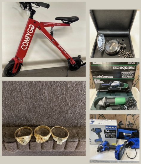 New Ryobi, Dewalt Tools, Estate items, Jewelry