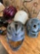 Assorted helmets & mask. 5 pieces
