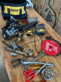 Dewalt bag and assorted tools