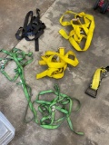 Assorted tie downs. 6 pieces
