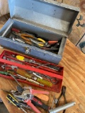 True Value tool box and assorted tools