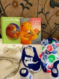 Baby Nike and Cloud Island clothes & books