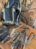 Orben backpack and assorted tools