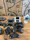 Assorted controllers, game, console, microphone, etc. 12 pieces