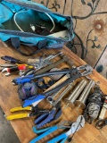 Makita tool bag and assorted tools
