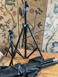 Emart & unknown tripods, frame poles. 3 pieces