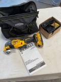 Dewalt 20v Oscillating multi tool, with battery, charger & voyager tool bag, WORKS