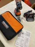 New Ridgid 18v brushless subcompact drill/driver with battery, charger, & bag, WORKS