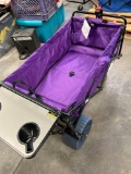 New Mac foldable wagon with drink tray and heavy duty wheels