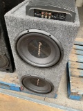 Pioneer dual subwoofer with amplifier. Box 14
