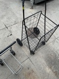 Foldable rolling carts