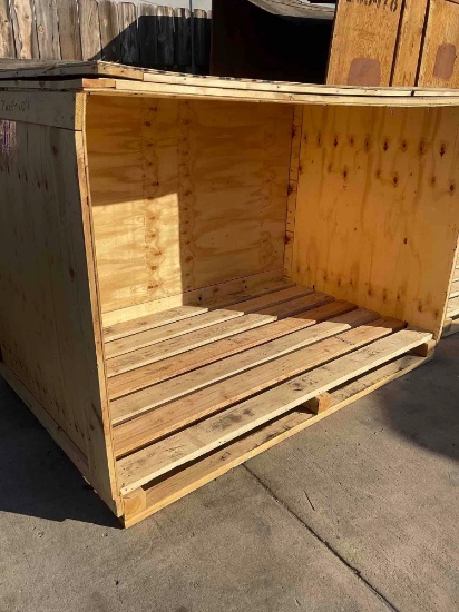 Shipping crate 7' W x 5' T x 52" D