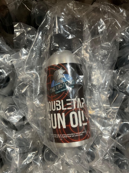 New, The Last Coat, Doubletap Gun Oil. 100 bottles in box