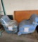Matching Blue Recliners, look to be in very good condition