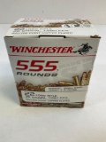 555 rounds- Winchester .22 cal, long rifle