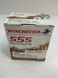 555 rounds- Winchester 22cal, long rifle