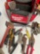 Milwaukee tool bag and assorted tools