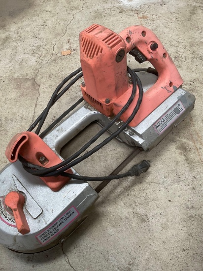 Chicago 47840 portable band saw. WORKS