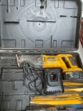 Dewalt variable speed reciprocating saw, battery, charger station, WORKS