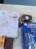 Cambell Hausfeld automotive spray gun, light, PLS3, tarp