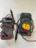 Innova & Commercial Electric digital multimeters. 2 pieces