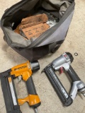 Porter Cable Bostitch nailers & Porter cable BN138 Brad nailer, bag & nails