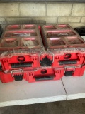 Milwaukee Packout compartments full of plumbers accessories/supplies