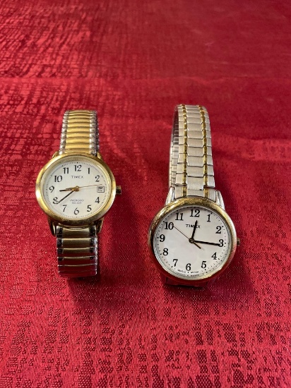 Timex woman's bracelets watches. 2 pieces