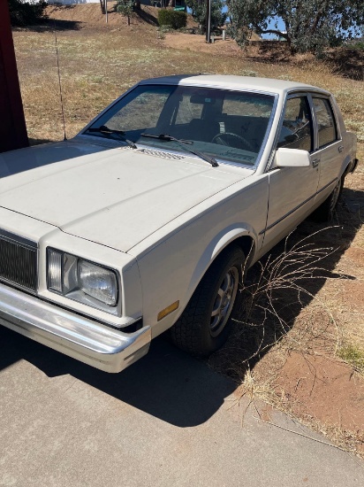 1985 Buick Skylark, 134k miles, 4 cylinders, Runs, needs to be jump started.