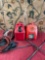 Automotive Assorted items. Jumper cables, Star wrenches, gasoline cans. 6 pieces