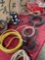 Grouping of assorted, electrical cords & power tower, 12 pieces