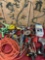 Electrical cord, Sockets, Wrench's, Milwaukee drill, Auto body tool, plus misc. items/ tools