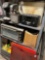 Keurig coffee, Cuisinart toaster, Kitchen appliances TV trays, Utensils, cleaning product, boards,