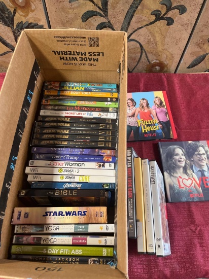Assorted DVDs. 30 pieces